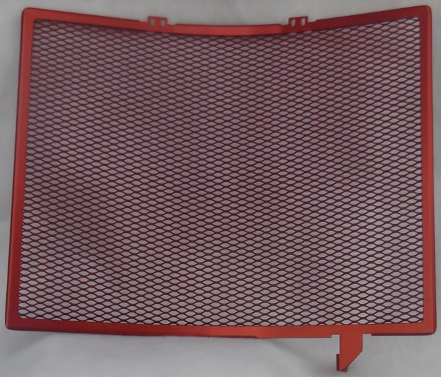 Zx6r Radiator Guard Red - Cox Racing Radiator Guard / Grill for 2003-2004 Kawasaki ZX6R 636 ...